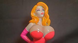 3d Printed Jessica Rabbit Who Framed Roger Rabbit? 16 PAINTED Garage Kit Resin PVC Figure Statue