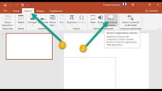 Come registrare lo schermo del computer con PowerPoint o una sua area rettangolare