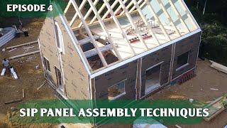 Enclosing A Timber Frame With SIP Panel Walls  Martha’s Vineyard  Ep. 4