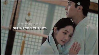 queen for seven days ▧ their story ▧ {chae gyung + yeok MV}