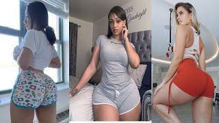 Hottest Short Shorts For Curvy Women Compilation 2023