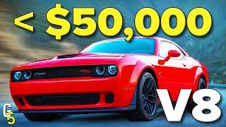 5 BEST V8 Sports Cars You Can Buy For Less Than $50000