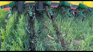 Planting Green Fall Seeding Rye in Southern Wisconsin