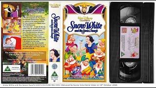 Snow White and the Seven Dwarfs 19th October 1994 UK VHS