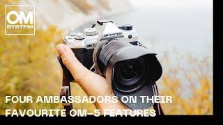 Four ambassadors on their favourite OM SYSTEM OM-5 features