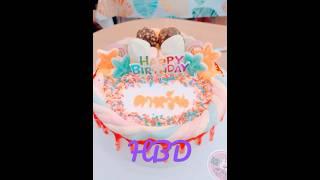 Paranoid- Rainbow Marshmallow Cakes เค้กมาร์ชเมลโล่สีรุ้ง #shortsvideo #cakestyling