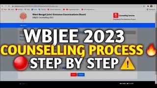 WBJEE 2023Counselling process  Step By Step Counselling  Wbjee 2023 Full Counselling JU