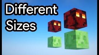 How to summon different sized Slimes in Minecraft