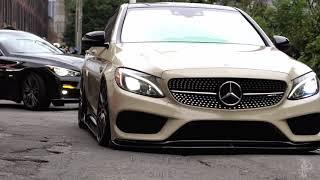 Bagged C43 AMG Wrapped in Gloss Sand