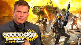 Johnny Rico Is Back to the Front Lines in Starship Troopers Extermination  GameSpot Summer Live