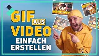 Erstellst du GIF aus Video in 3 Schritte Filmora X Tutorial DEUTSCH