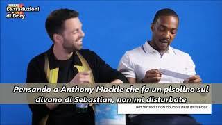 Anthony Mackie Sebastian Stan e Jeff Goldblum leggono i THIRST TWEETS