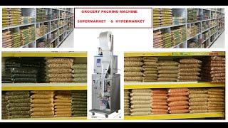 Automatic Grocery Packing machine  100gm 250gm 500gm 1kg Low price for Supermarket  Hypermarket