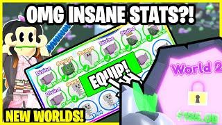 MAGNET SIMULATOR 2 - WORLD 2 RELEASED THESE PETS ARE SUPER OP HOW TO GET FAST $$$$$ - ROBLOX
