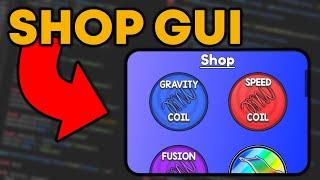 How to Make a Shop GUI in Roblox Studio 2024 - Earn Robux