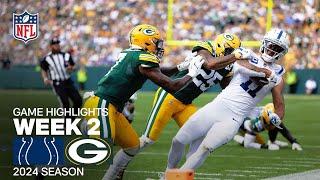 Indianapolis Colts vs. Green Bay Packers  2024 Week 2 Game Highlights