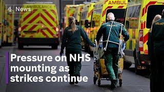 NHS facing ‘unprecedented challenge’ - as strikes continue across UK