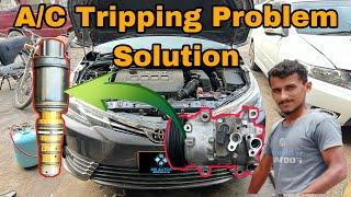 Toyota AC Compressor Solenoid ValveAC Tripping Problem SolutionToyota Corolla AC Tripping Problem