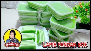 RESEP MEMBUAT KUE LAPIS PANDAN BOX KENYAL LENTUR DAN BIKIN NAGIH