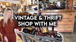 THRIFT SHOP WITH ME  HIGH-END HOME DECOR ON A BUDGET