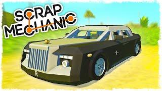 БИТВА СТРОИМ ГОНОЧНУЮ МАШИНУ НА ПОРШНЯХ В SCRAP MECHANIC