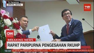 RKUHP Resmi Disahkan Jadi UU dalam Paripurna DPR