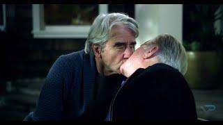  Old men KISS Sam Waterston & Martin Sheen