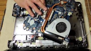 Как разобрать и почистить ноутбук Packard Bell EASYNOTE TS-11HR-580RUP5WS0