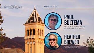Entrepreneur Leadership Series Paul Bultema and Heather Brewer