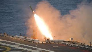 ▶ INS Vikramaditya missile trials