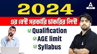 West Bengal Job Vacancy 2024  Upcoming Govt Jobs 2024 Qualification Age Limit  Syllabus