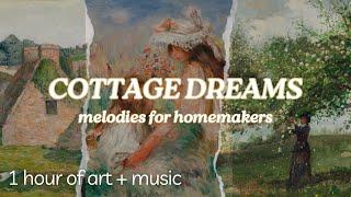 Homemakers romantic cottage tv art slideshow + beautiful music for homemaking