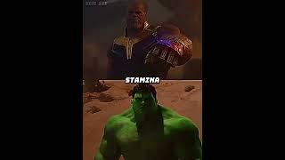 THANOS NO STONES VS HULK TRIO  BATTLE 