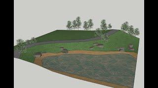 SketchUp Tutorial Landscape modeling - Part 1