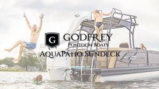 Godfrey Pontoon Boats  AquaPatio Sundeck