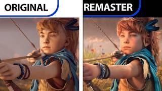 Horizon Zero Dawn Remastered   Original VS Remaster  Graphics Comparison Trailer