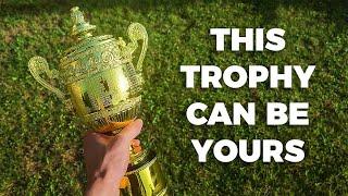 You can be the owner of the Wimbledon trophy just like Djokovic