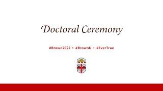 2022 Graduate School Doctoral Ceremony