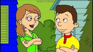 Caillou goes on the date with Gina