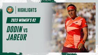 Jabeur vs Dodin Round 2 Highlights  Roland-Garros 2023