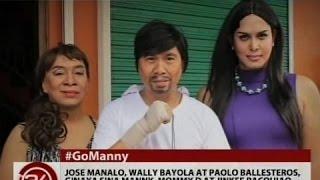 24 Oras Jose Manalo Wally Bayola at Paolo Ballesteros ginaya ang pamilya Pacquiao