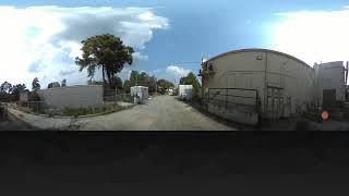 Alley Behind Grocery Store Outside and Not Crowded 360-Degree Video for Exposure Therapy