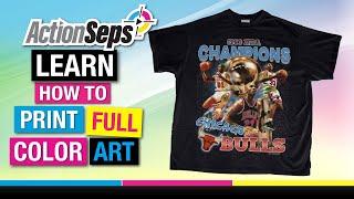 How to Screen Print Full Color Art - ActionSeps™ Simulated Process Screen Printing Training Course