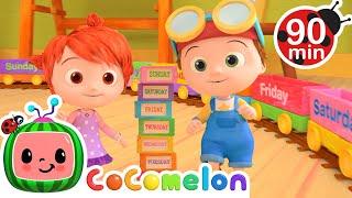 The Days of the Week Song  Cocomelon 90 MINS  Moonbug Kids - Cartoons & Toys