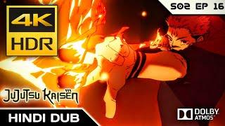 Sukuna Vs Jogo Full Fight In Hindi 4K 60FPS Jujutsu Kaisen Season 2 Ep 16 In Hindi Reaction