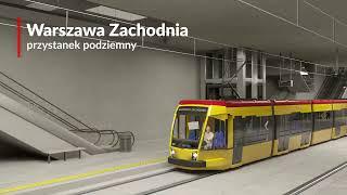 Tramwaj do dworca Warszawa Zachodnia