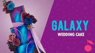 Galaxy Rings Wedding Cake Tutorial  How To  Cherry School