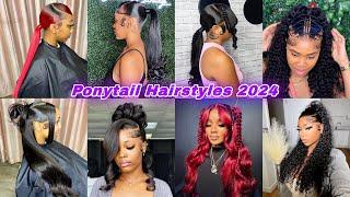 Sleek Ponytail 2024  The Chic And Professional Hairstyles Every Black Woman Needs In Her Arsenal