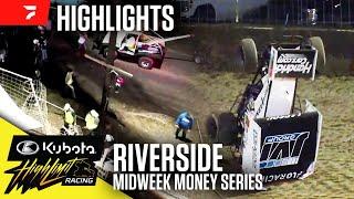 Crazy Night At The Ditch  Kubota High Limit Racing at Riverside Intl Speedway 42324  Highlights