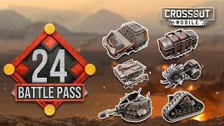 New Battle Pass Season 24 • Update 1.35.0 • Balance Changes • Crossout Mobile